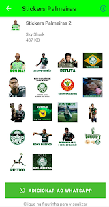 Stickers Engraçados Palmeiras