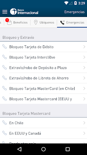 Banca Móvil-Bco. Internacional Screen 3