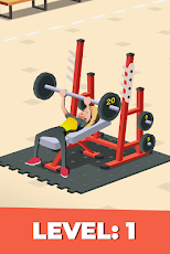 Idle Fitness Gym Tycoon  unlimited money, gems screenshot 1