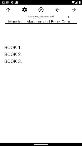 Android application Book, Monsieur, Madame and Beb screenshort