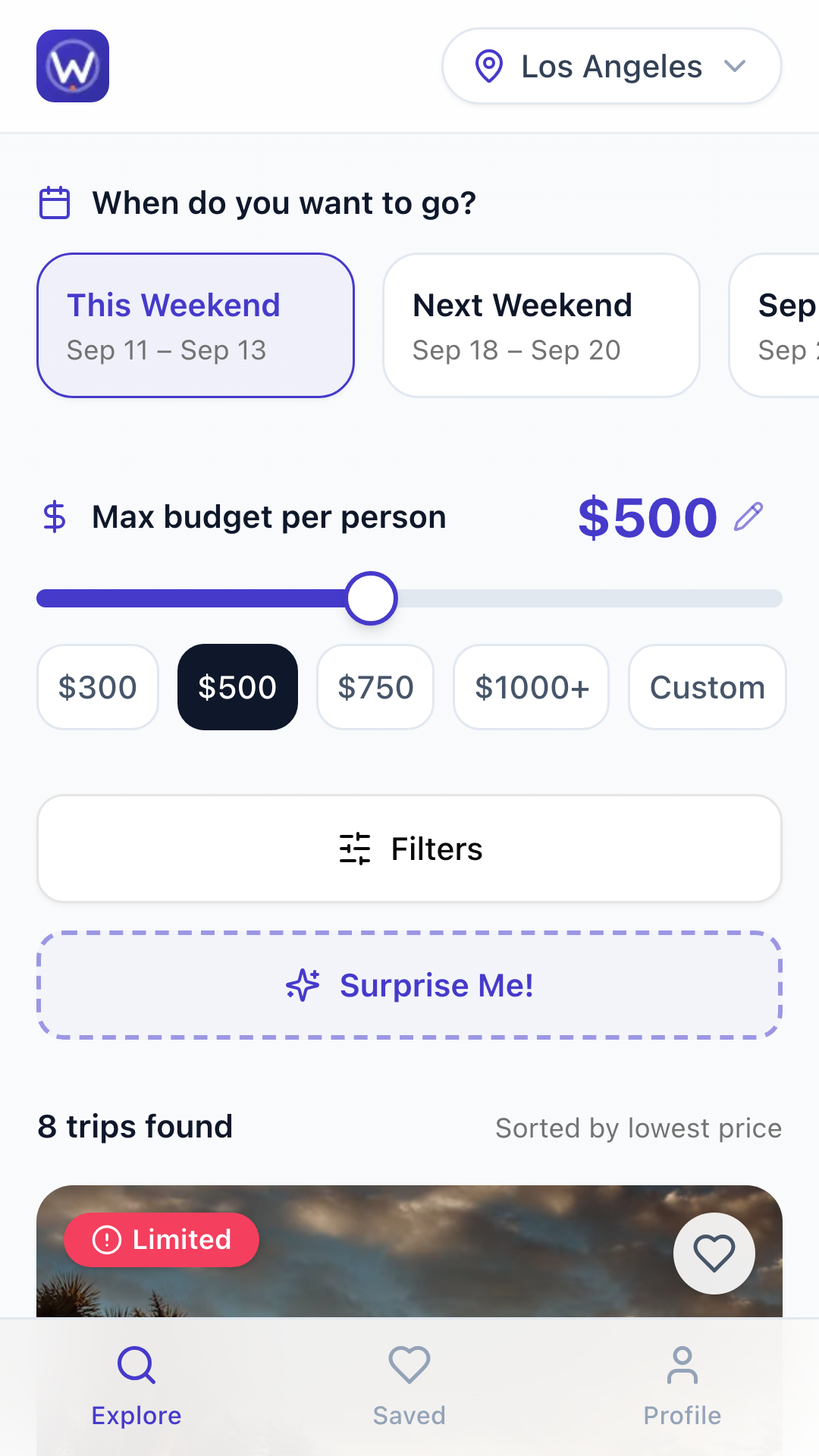 Screenshot 5 of Weekndrr: Weekend Getaways