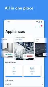 Smart home appliances with Home Connect