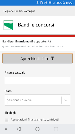 E-R bandi e concorsi Screen 2
