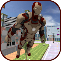 Flying Super Iron Hero : Warrior of Crime City