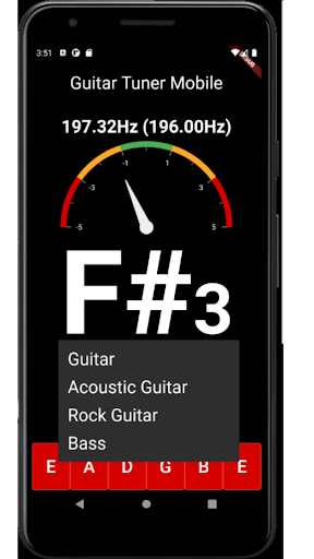 Guitar Tuner Mobile Screen 2