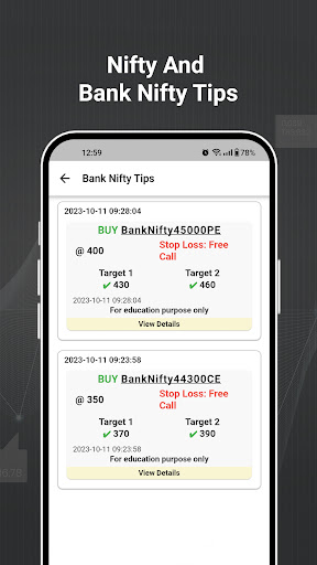 Daily Intraday Trading Tips Screen 2