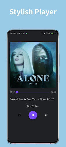 aMusicPlayer Screen 2