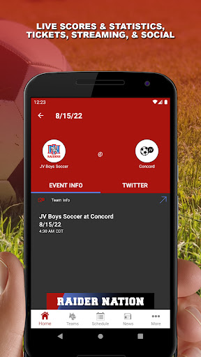 Raider Nation Athletics Screen 3