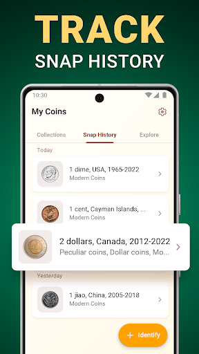 Screenshot of Coin ID - Coin Identifier