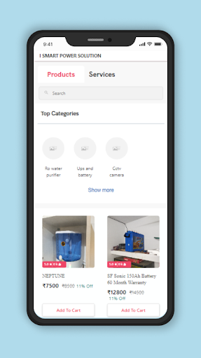 Android application Ismart Power Solution screenshort