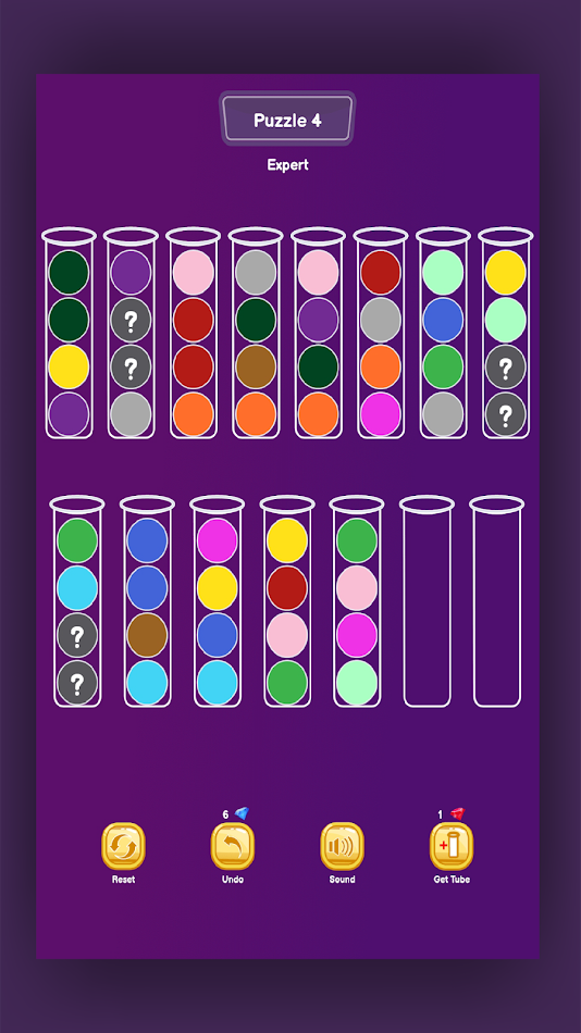 #10. Bubble Sort Color Puzzle (Android) Bởi: AlignIt Puzzle Games
