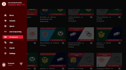 CanadaWest.TV Screen 3
