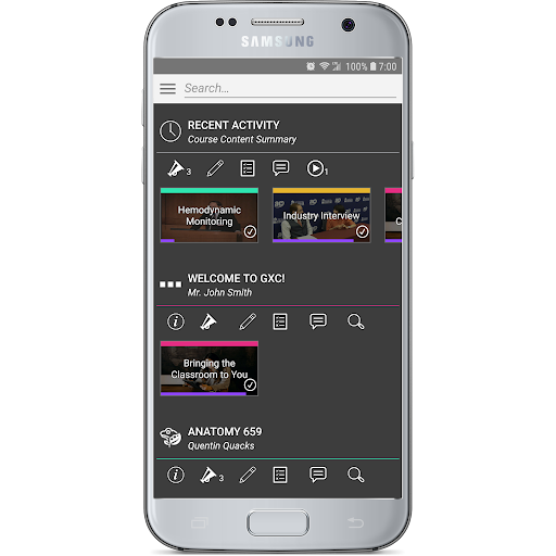 Android application GXC screenshort