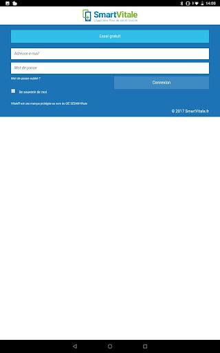 SmartVitale First Screen 3