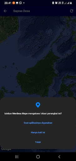 Merdesa Maps Screen 2