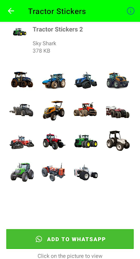 Tractor Stickers Screen 3
