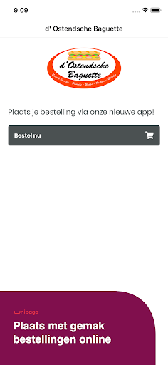 Android application d’Ostendsche Baguette screenshort