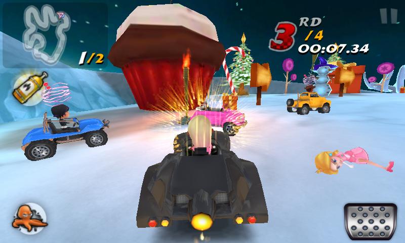 Android application Kart Racer 3D screenshort