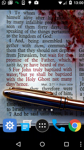 Android application holy bible wallpaper screenshort
