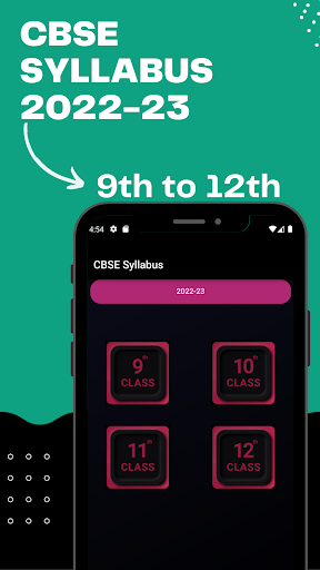 Android application CBSE Syllabus screenshort