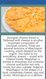 Georgian national dishes