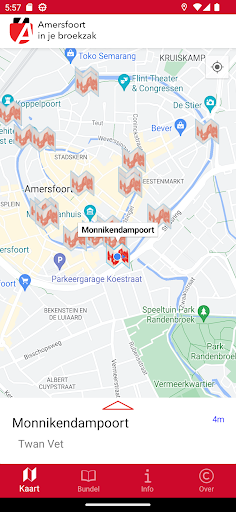 Android application Amersfoort in je Broekzak screenshort