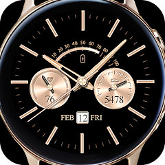 Golden Galaxy Watch Face