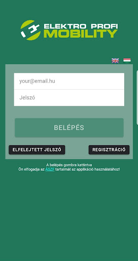 Android application EP Charger screenshort