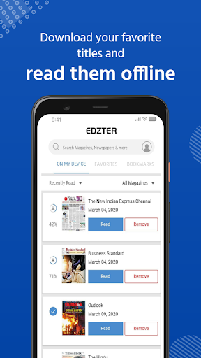 Screenshot of Edzter - Digital Library