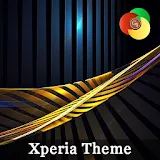 Golden lines | Xperia™ Theme icon