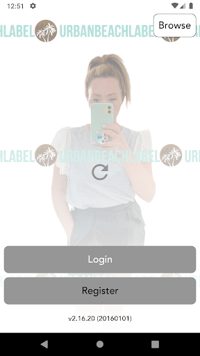 Android application urbanbeachlabel screenshort
