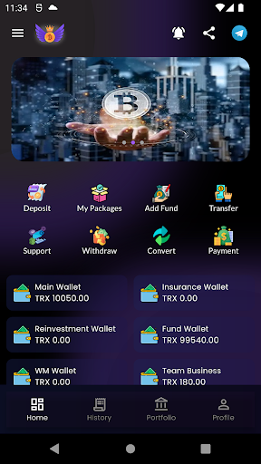 CryptoWallet Screen 3