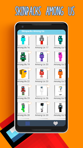 SkinPacks AmongUs for Minecraft - New Skins
