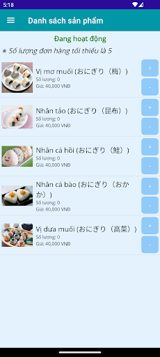 Onigiri Order - Đặt Cơm Nắm JP