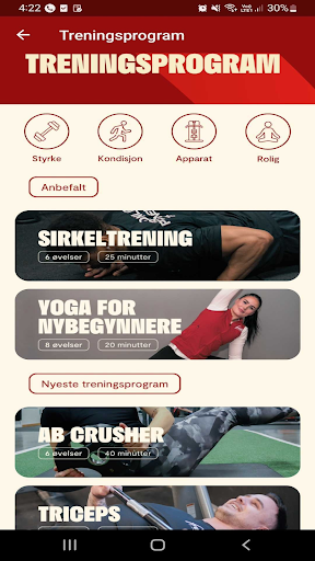 Fresh Fitness Screen 3
