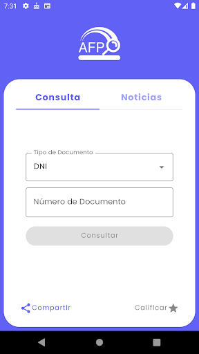 AFP Consulta Screen 2