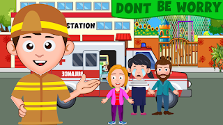 My Family Town Fire Rescue - Screenshot 2