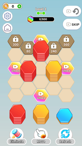 Hexa Realm - Color Sorting