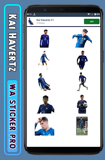 Kai Havertz - WA Sticker Pro Screen 3