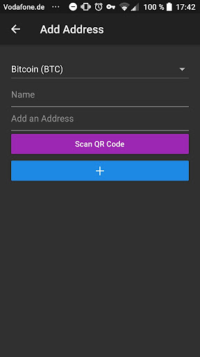 Bitcoin QR Scanner - Coin View Screen 3