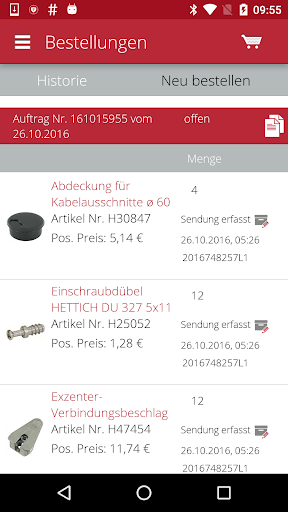 LAYER-Grosshandel Shopping App Screen 2