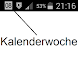Kalenderwoche in Statusleiste - Androidアプリ
