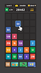 Merge Number Block: 2048 Mania - Screenshot Image