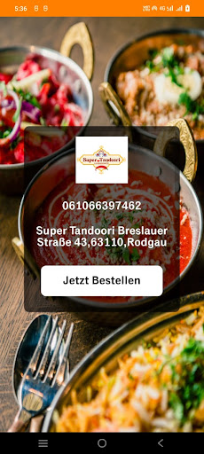 Android application Super Tandoori Rodgau screenshort