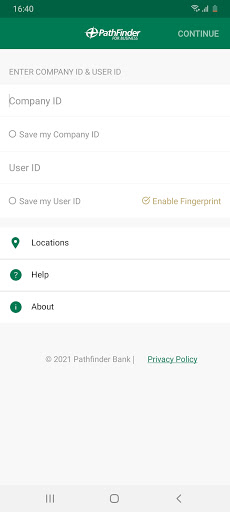 Android application Pathfinder Business screenshort