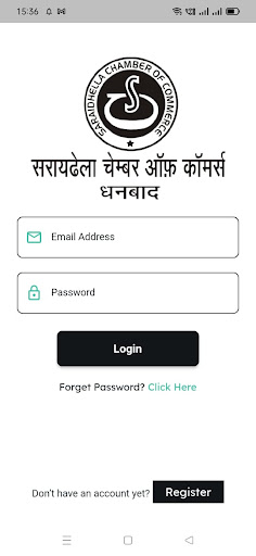 Android application Saraidhela Chamber of Commerce screenshort
