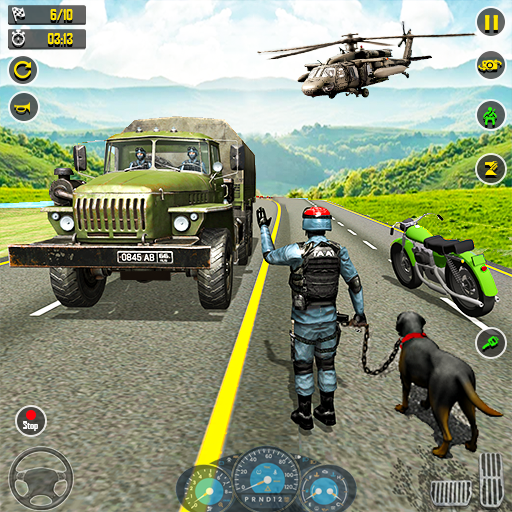 Army Truck Driving Army Games logo