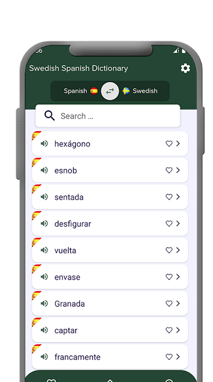 Swedish - Spanish dictionary - 1.2 - (Android)