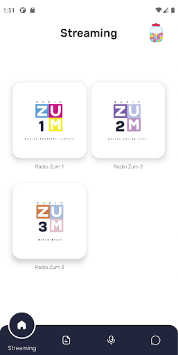 Android application Radio ZUM screenshort