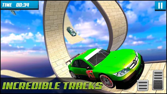 Mega Ramp Race: 車車 遊戲 車飛行機 手機
